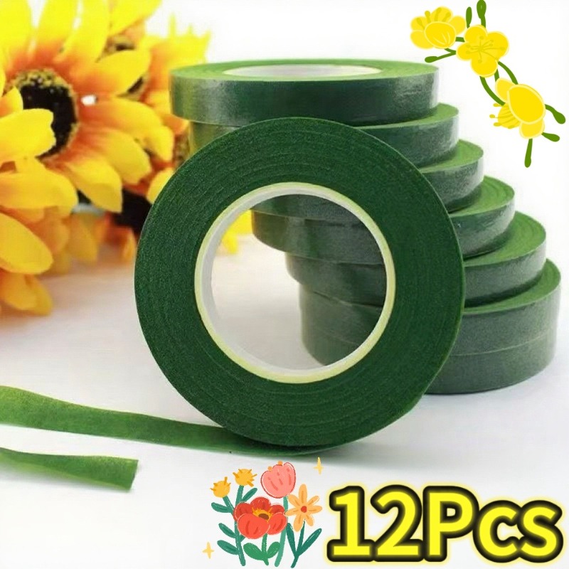 1-12 рулонов зеленого букета,  – обзор и цена Floral Tape Green