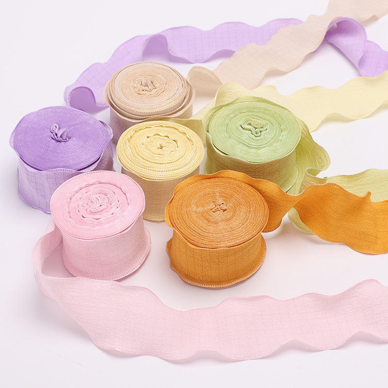 4 см, 9 метров/рулон, морщинис – обзор и цена Ribbon Organza Roll