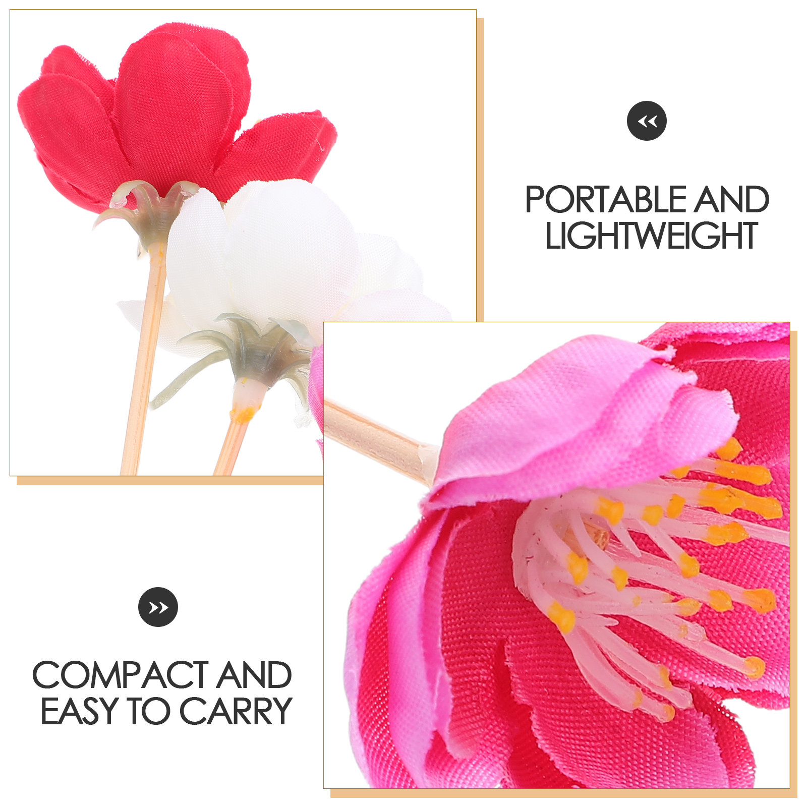 100 шт. декоративных деревянны – обзор и цена Floral Picks Wood