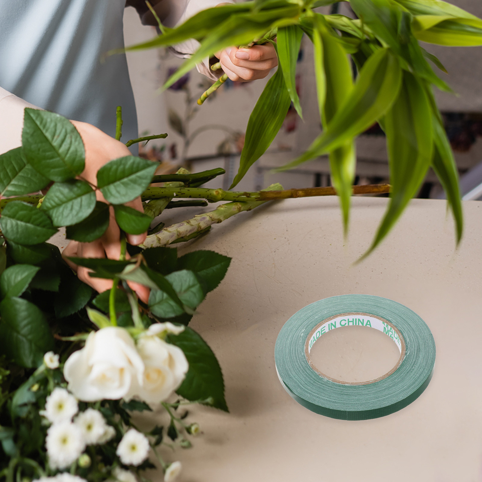 Светло-зеленая цветочная лента – обзор и цена Floral Tape Green