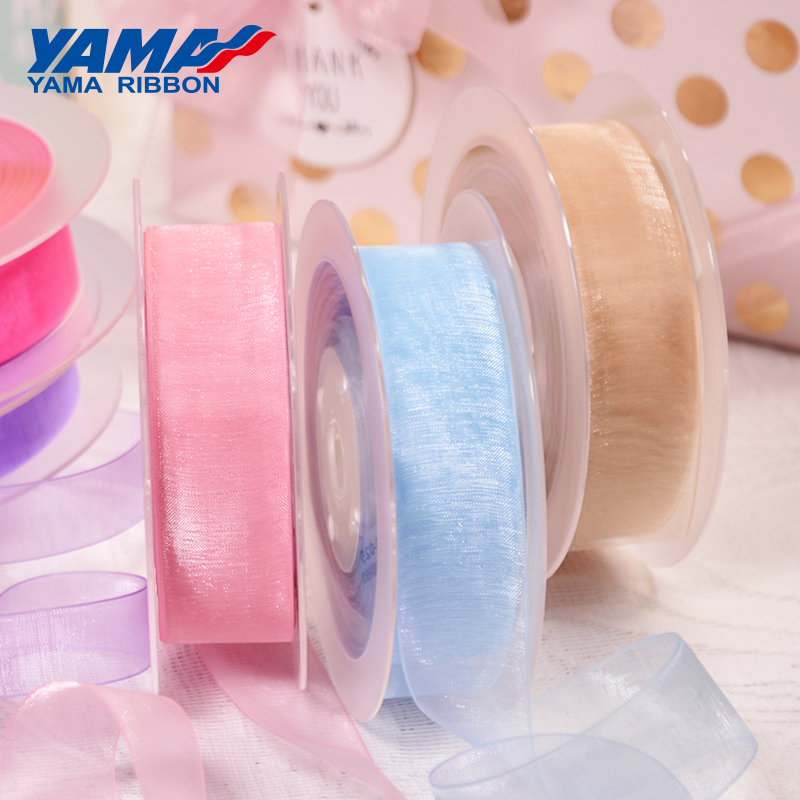 YAMA Прозрачная шелковая лента – обзор и цена Ribbon Organza Roll